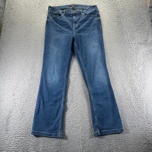 Calvin Klein Repreve Jeans Mens 34x30 Blue Cotton Denim Demi Bootcut High-Rise